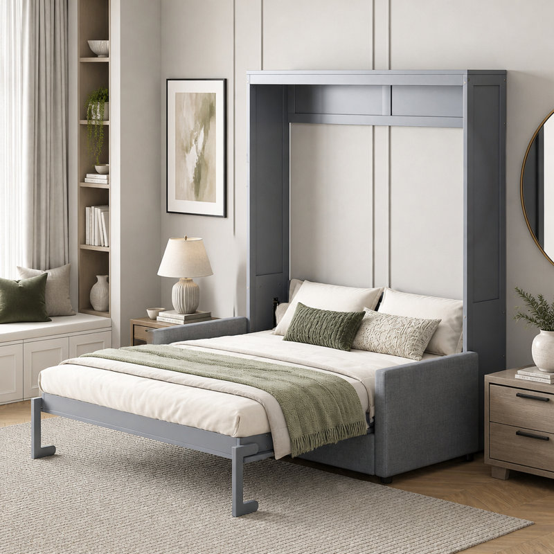Murphy Bed Wall Bed with Cushion