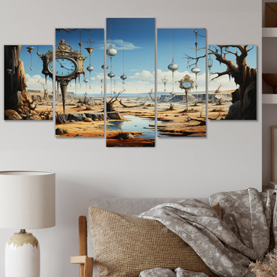 TalbertI - Art mural sur toile, 5 panneaux