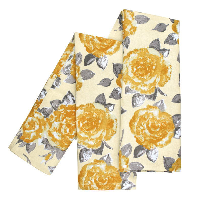 Cotton Tea Towel Kitchen Towel, Gold