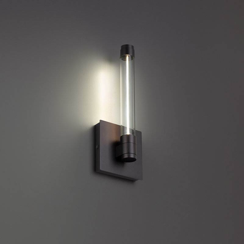 Jedi Aluminum LED Armed Sconce, Black