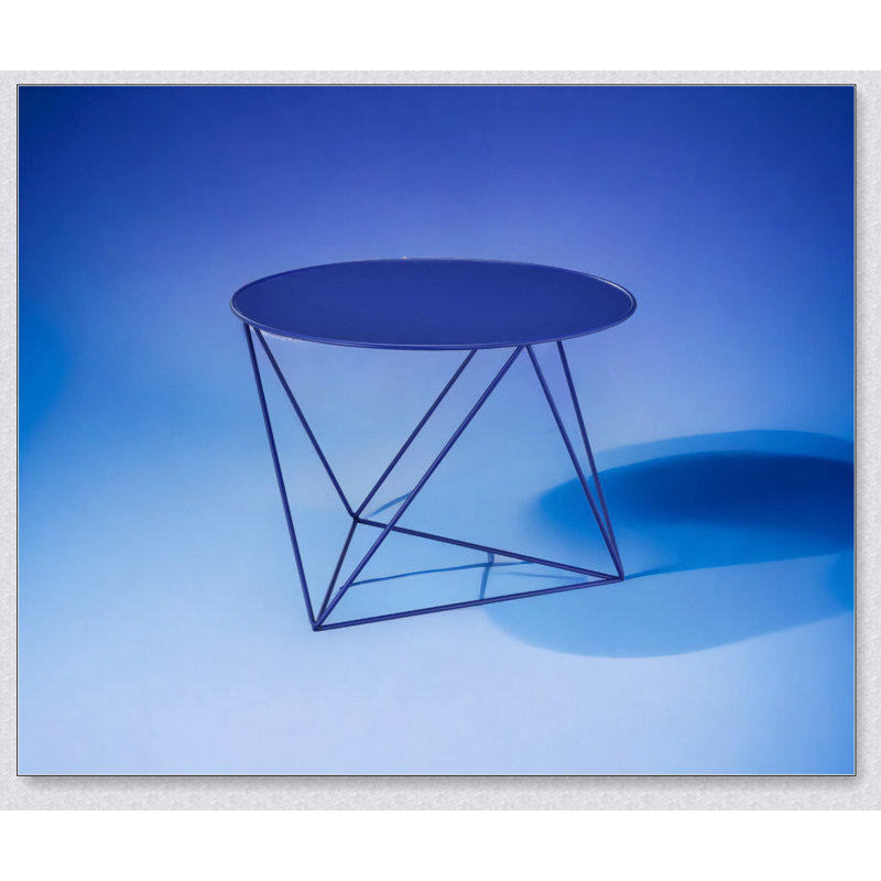 Table d'appoint Epidia, Bleu