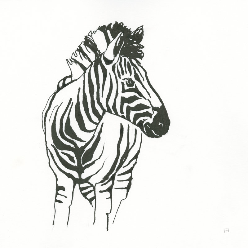 African Animals VIII by Chris Paschke - Wrapped Canvas Painting, 20cm H x 30cm W x 3.8cm D