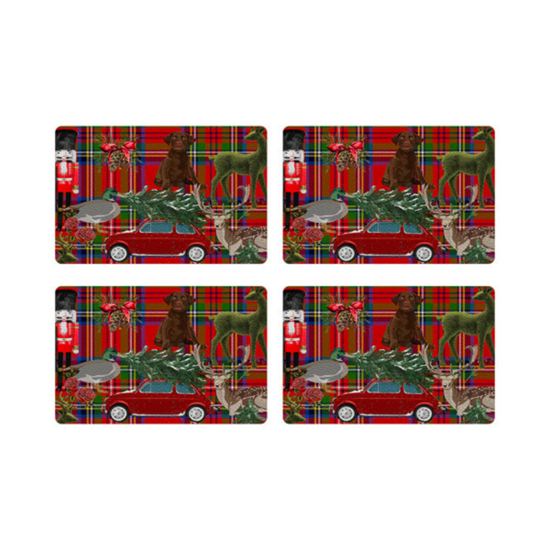 Vegan Leather Retangle Placemats
