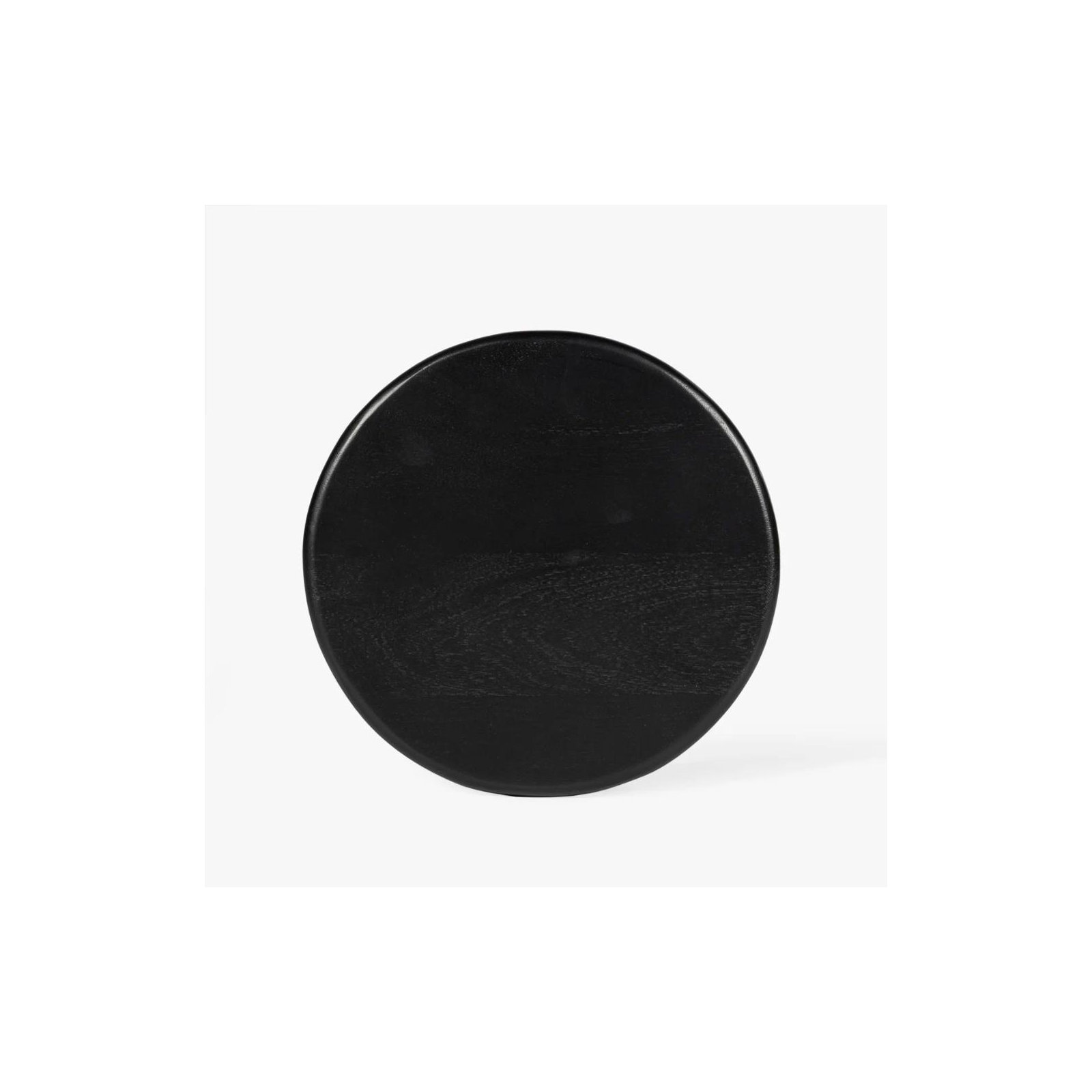Isabel Spindle Solid Wood Round Drink Table, Black, 24'' H X 24'' W X 14'' D