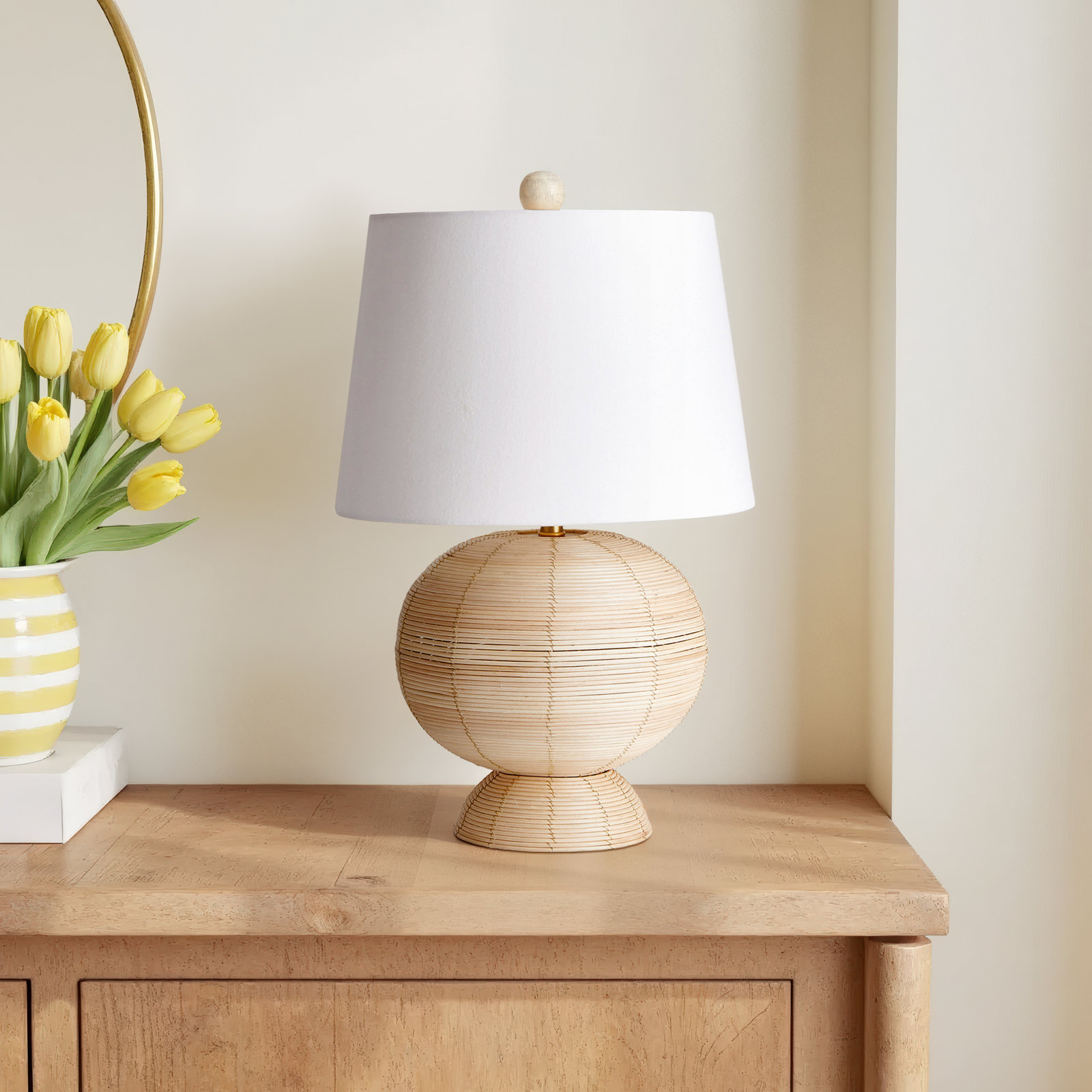 Riley Wicker/Rattan Table Lamp