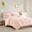 Blush Shaggy Comforter - , Bed For Soft Reverse