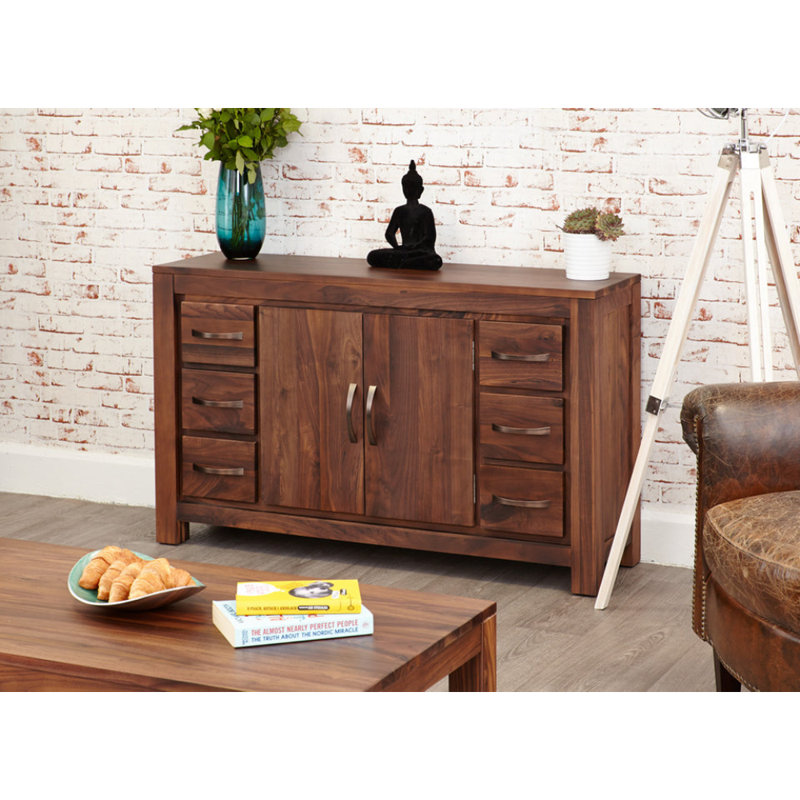 Aldham 125cm Solid Wood Sideboard