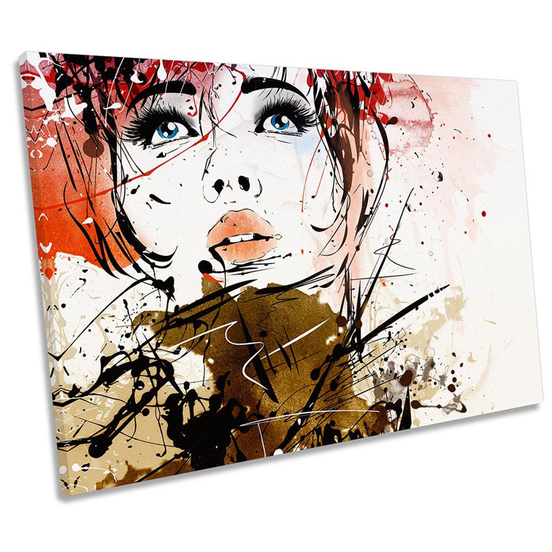 Fashion Beauty Face - Wrapped Canvas Print, 40.6cm H x 61cm W