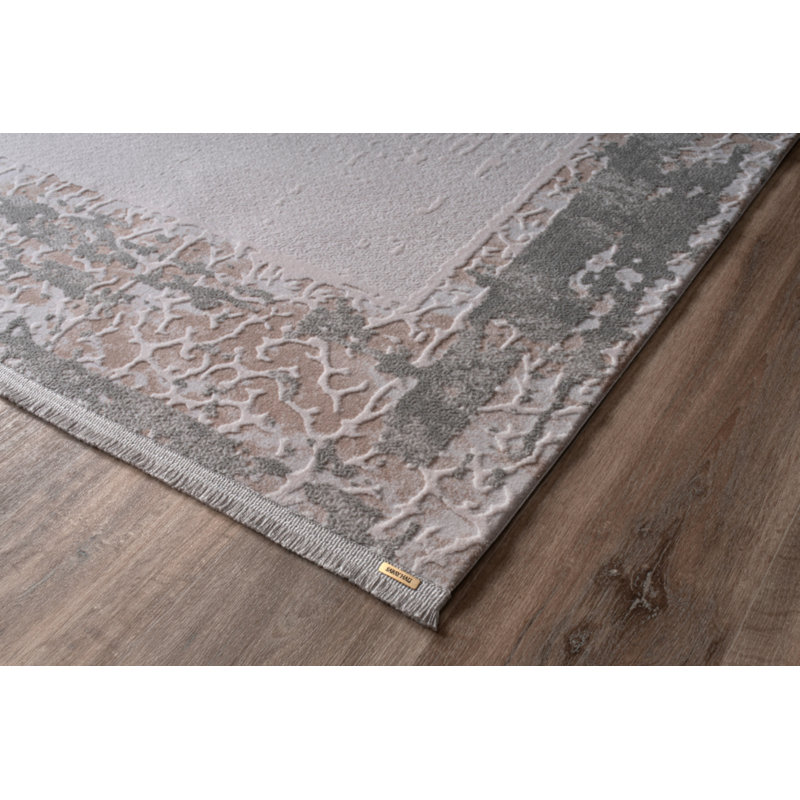 Polyester tissé à la machine Airial, Rectangle 4 pi x 6 pi 6 po