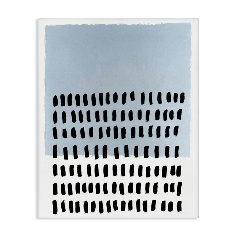  Art mural bleu par Michael Willett, H 20 po x l 16 po