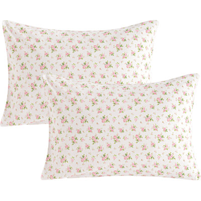 Taies d'oreiller pour tout-petits 100% coton, taies d'oreiller respirantes douces pour la peau avec fermeture à enveloppe, 13 x 18 pouces (paquet de 2)