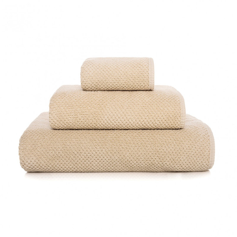 Bee Waffle Waffle Towel, White, 12" W x 20" L, Fingertip Towel 1-Pack