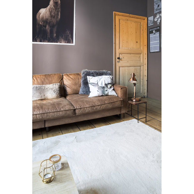 Peters Solid Colour Area Rug, Rectangle 120 x 160cm