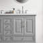 Meuble-lavabo double 60 po avec pierre artificielle