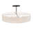Cilindro Textrene Fabric Semi Flush Mount
