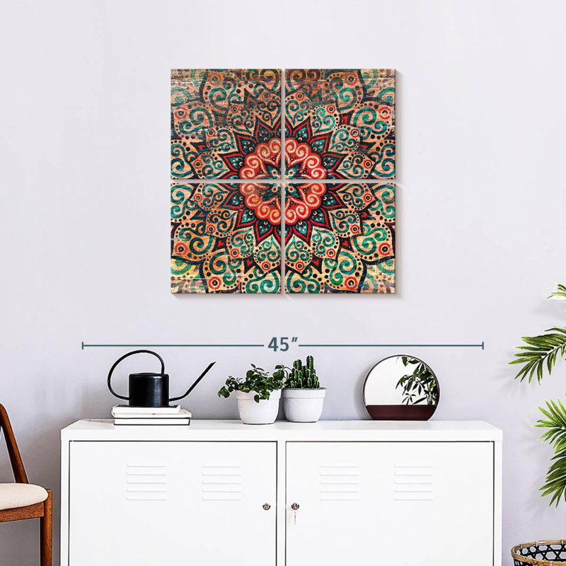 Kerner Arabesque Mandala, 26" H x 26" W