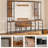 Wall-mounted 78.6"w Entertainment Center Tv Stand With 11 Fabric Drawers, Led Lighting & Built-in Outlets - Open Shelves For Living Room & Bedroom-772214049