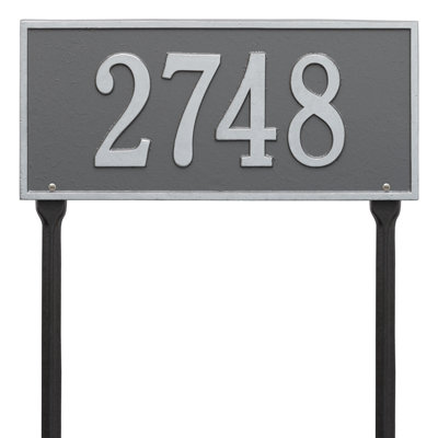 Hartford 1-Line Lawn Address Sign