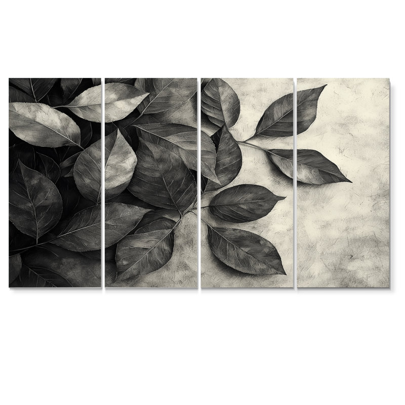 Gris bruissant automne I - décoration murale - art mural traditionnel, 4, H 28 po x l 48 po