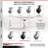 4-Piece Phenolic Caster Set