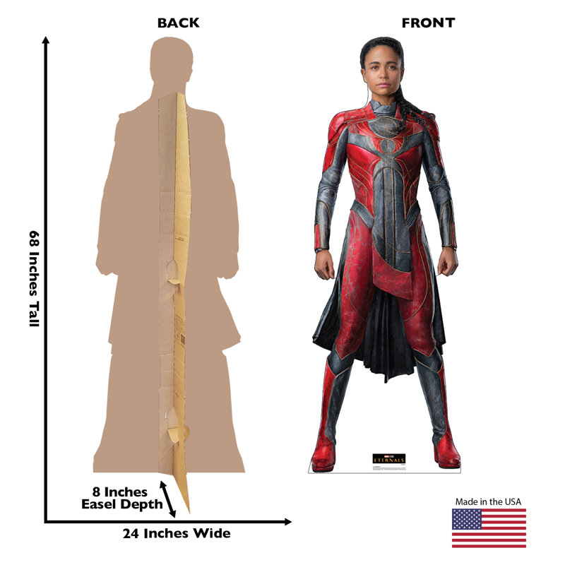 68 x 24 Inch Makkari Marvel Cardboard Cutout