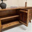 Armoire en bois massif de style Wabi-Sabi-1850044075