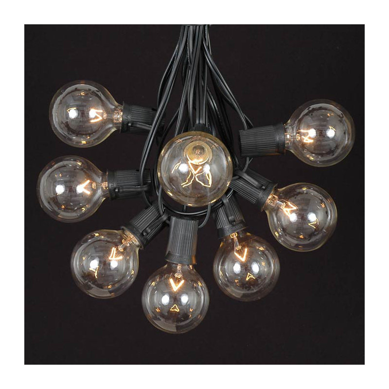 Guirlande de lumières Mingus, 25 pieds, Noir
