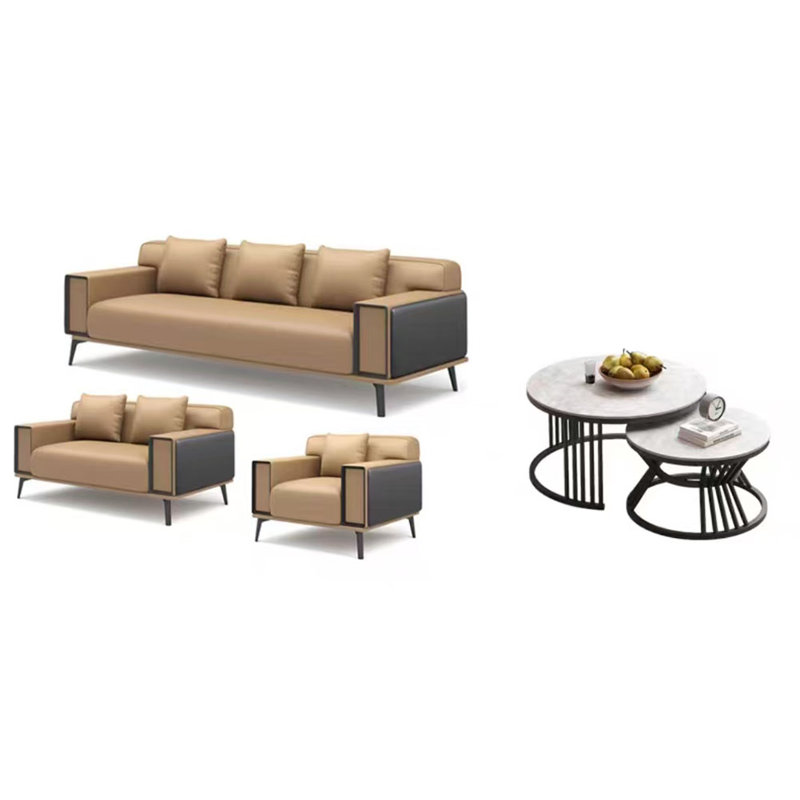 Simple modern creative office sofa set