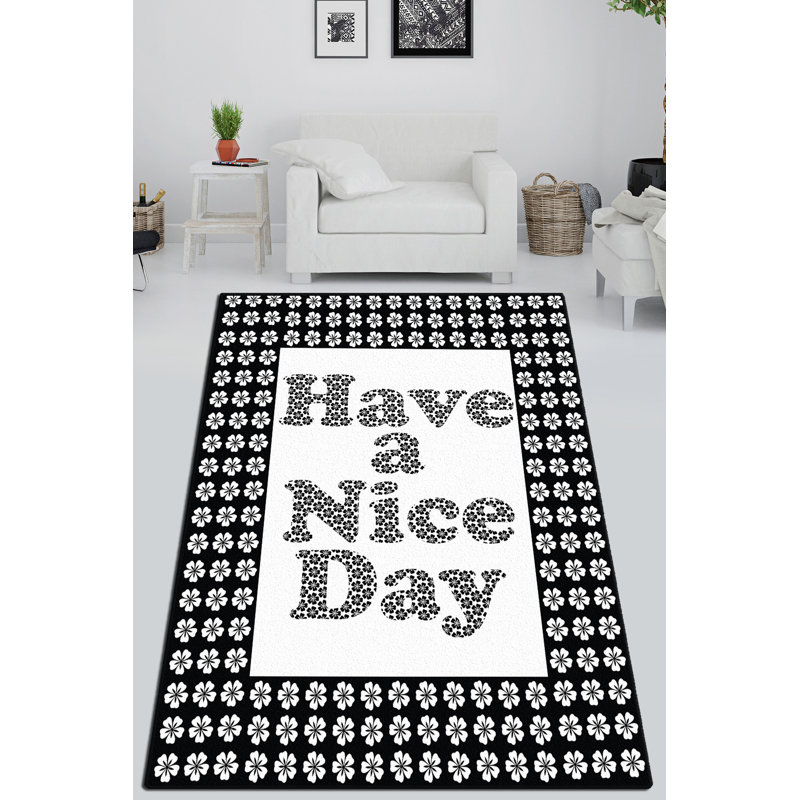 Premium Non-Slip Area Rug, 4.9 x 7.9 Feet, 100% Polyester, 0.4 in Pile Height | Antibacterial, Machine Washable, Easy Care | Perfect for Living Room, Bedroom & Office, Soft and Durable Design