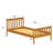 Mission Twin Solid Wood Platform Bed with Headboard and Footboard-1755937859