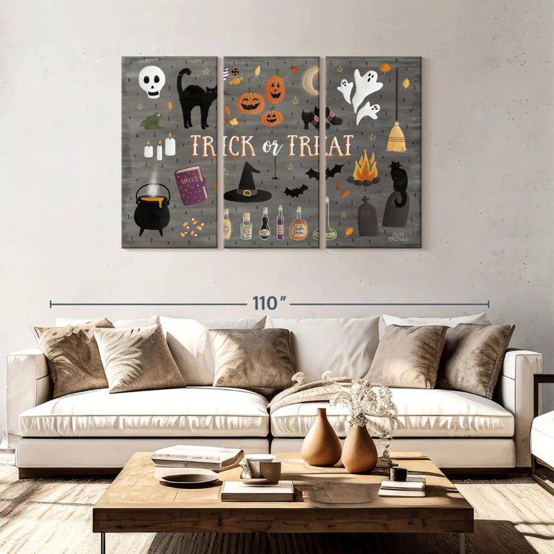 Haunted Halloween III, 48" H x 74" W