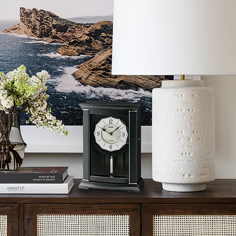 QXW250KLH Mantel Clock, Black