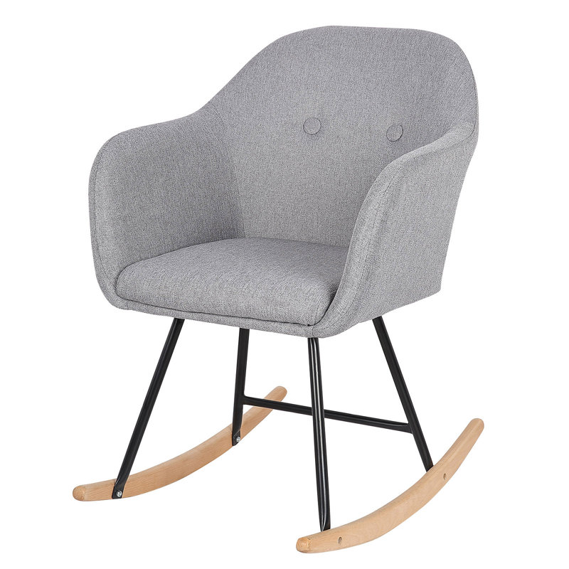 Cantrell Rocking Chair, Light Grey