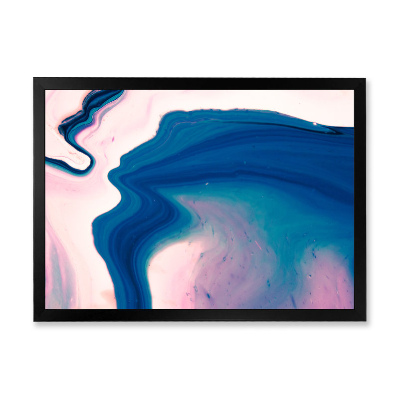 Marbre luxueux, impression sur toile, Cadre photo noir, H 8 po x l 12 po x P 1,5 po