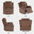 Nikodemos 34.8" W Microfiber Recliner-1991170565