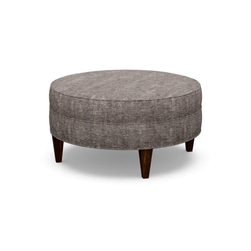 Round Ottoman, 9637-49, Walnut