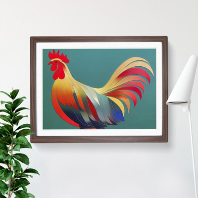 Colourful Rooster Vol.3 - Single Picture Frame Painting
