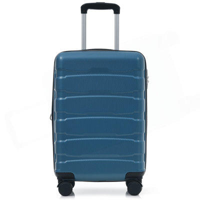 Valise de transport rigide en ABS 20 po, valise de voyage extensible durable avec roulettes pivotantes, verrou TSA