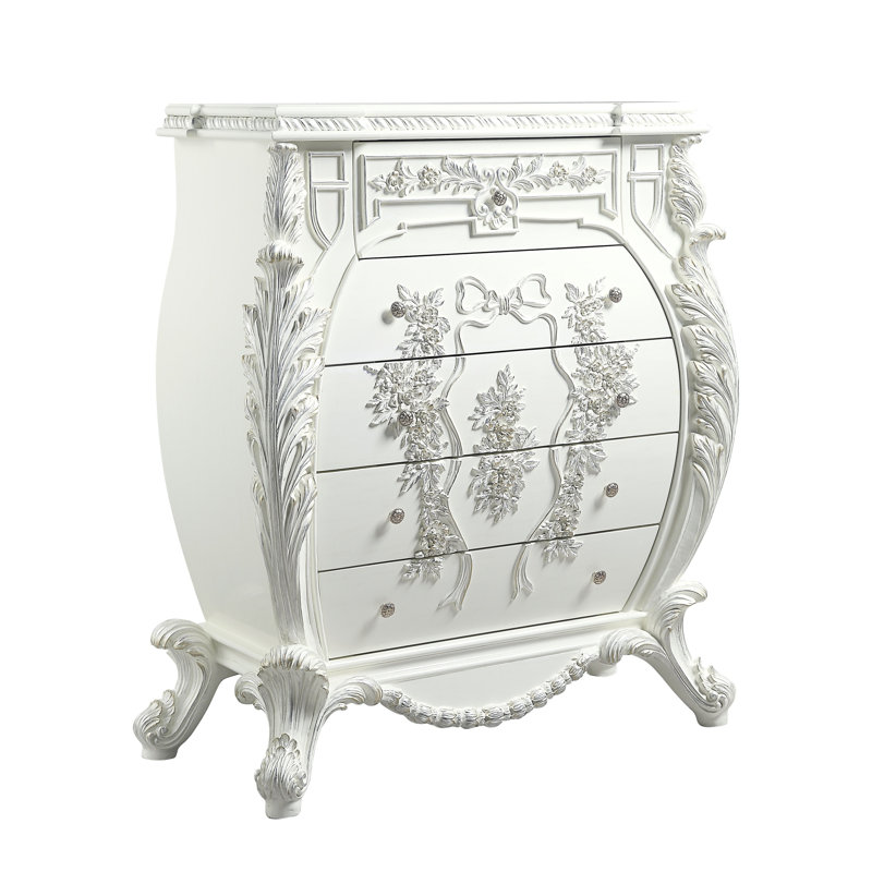 Commode blanche antique Vanaheim