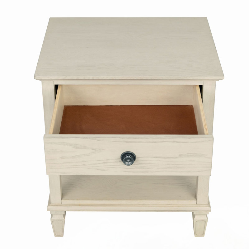 Tables de chevet, Crème, crème
