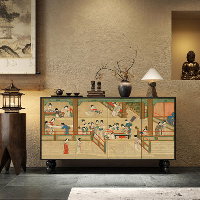 New Chinese-style entrance partition cabinet