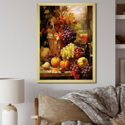 Impression sur toile «Buccsko Food Autumn Harvest I» - fruits