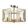 Kousgaard 4-Light Flush Mount in Brushed Champagne Bronze with Clear Glass