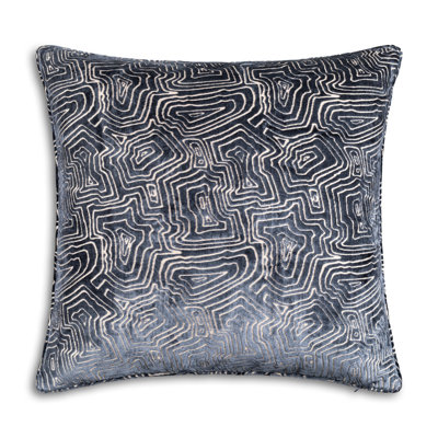 Cloud9 Design Nala Geometric Mustard Jacquard Velvet Decorative Pillow 14"x20"