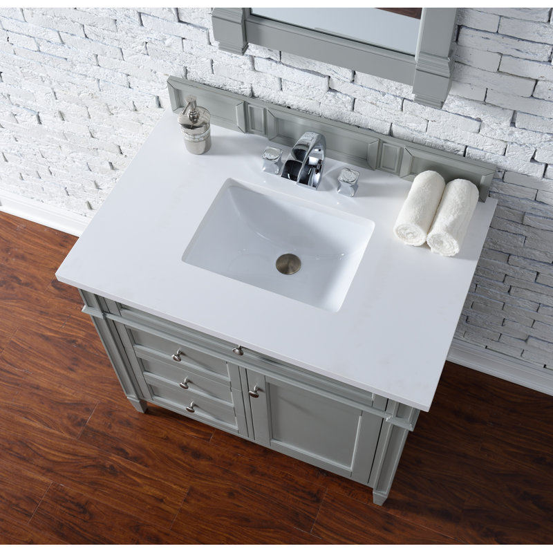 Brittany 36'' W Single Bathroom Vanity Base, Urban Grey