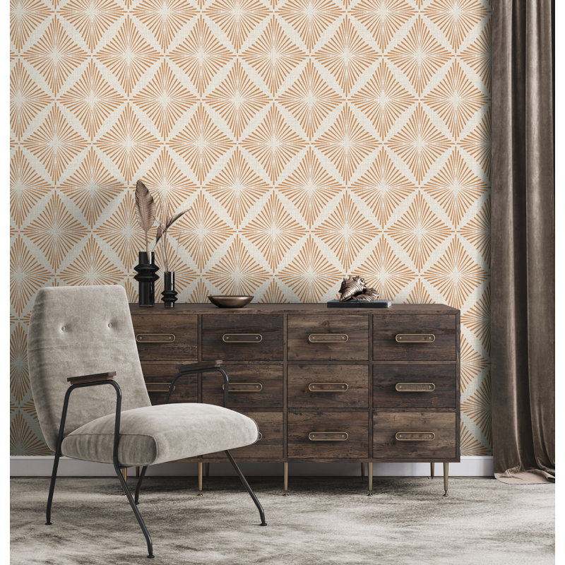10m x 52cm Wallpaper Roll, Brown