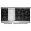 Cuisinière à gaz 48 po avec 6 brûleurs et 1 plaque chauffante Kostch, four double 4,6 et 2,2 pi³-94373016-129155687