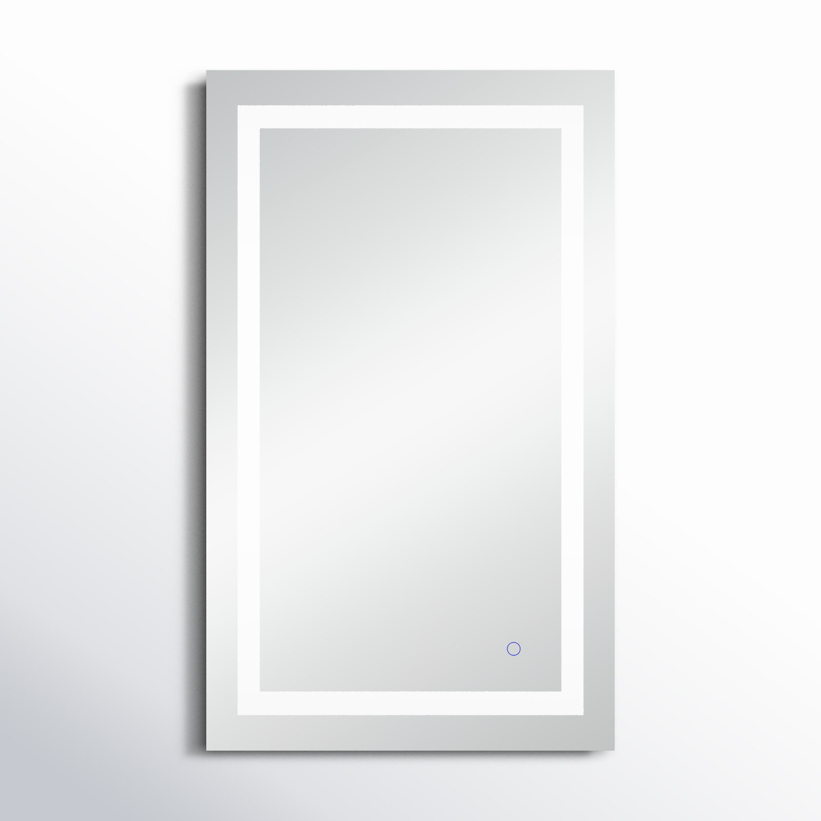 Scoles Flat Wall Mirror, 40" x 24"
