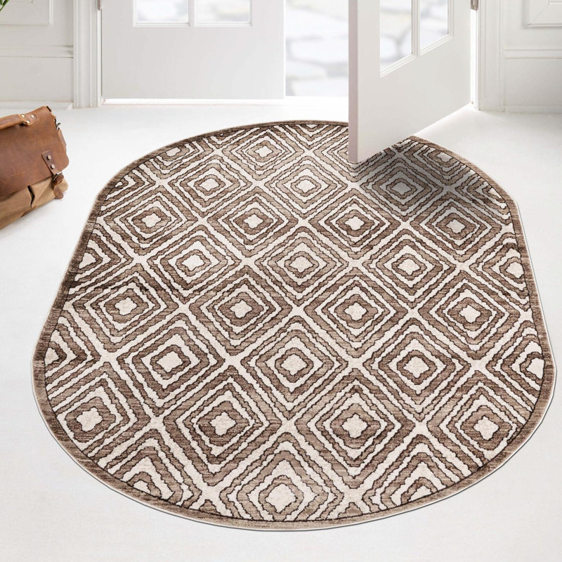 Union Rustic Hermitage Rug, Oval 3'3" x 5'3"