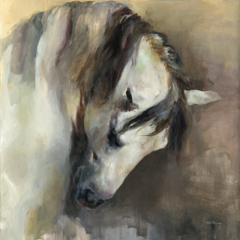 Classical Horse by Marilyn Hageman - Wrapped Canvas Painting, 51cm H x 51cm W